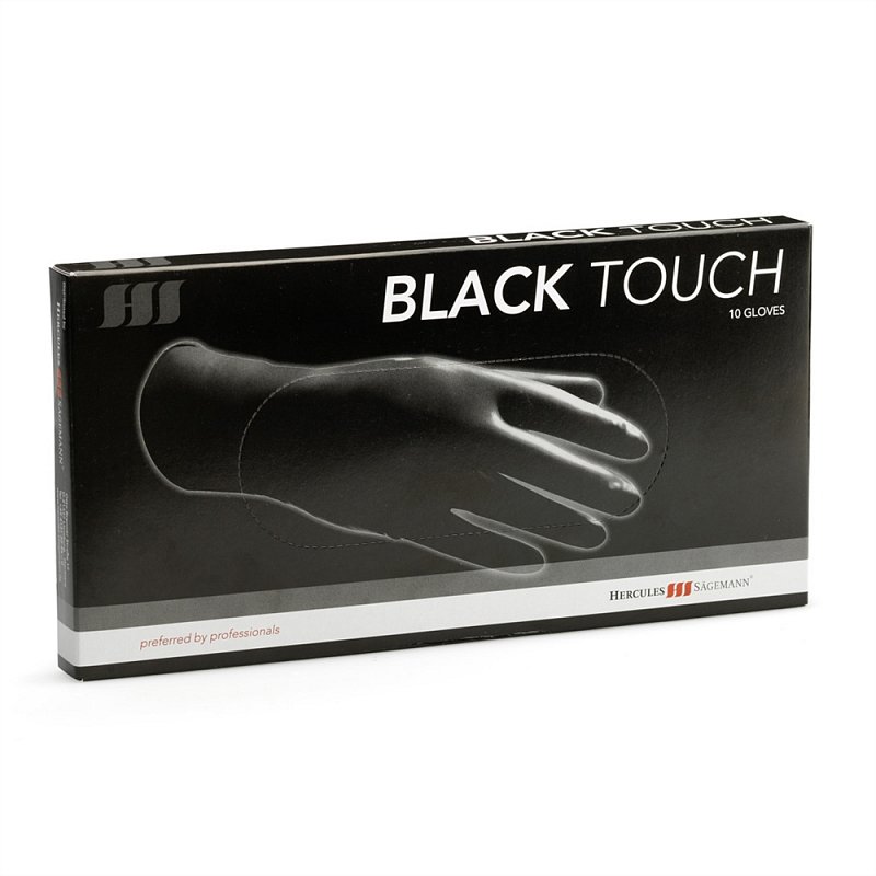 GLOVES Black Touch Bravehead – latexové nepudrové rukavice