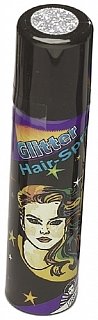 COLOR HAIR SPRAY GLITTER 6845 SILVER  – farebný sprej