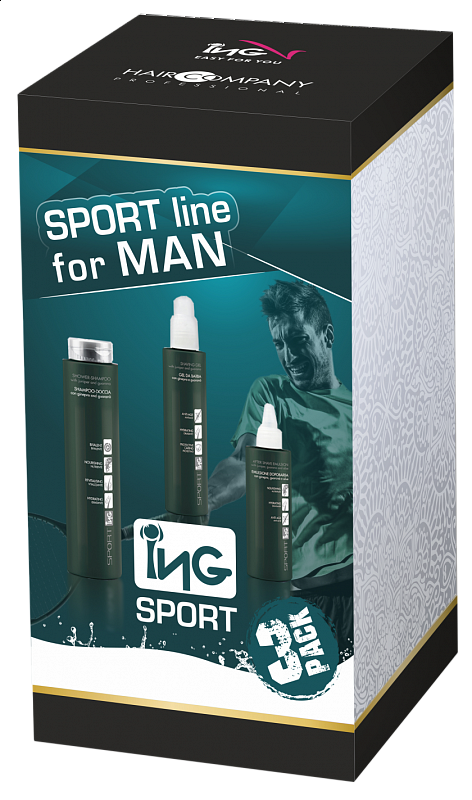 ING SPORT LINE SET FOR MAN - pánska športová kozmetika ING