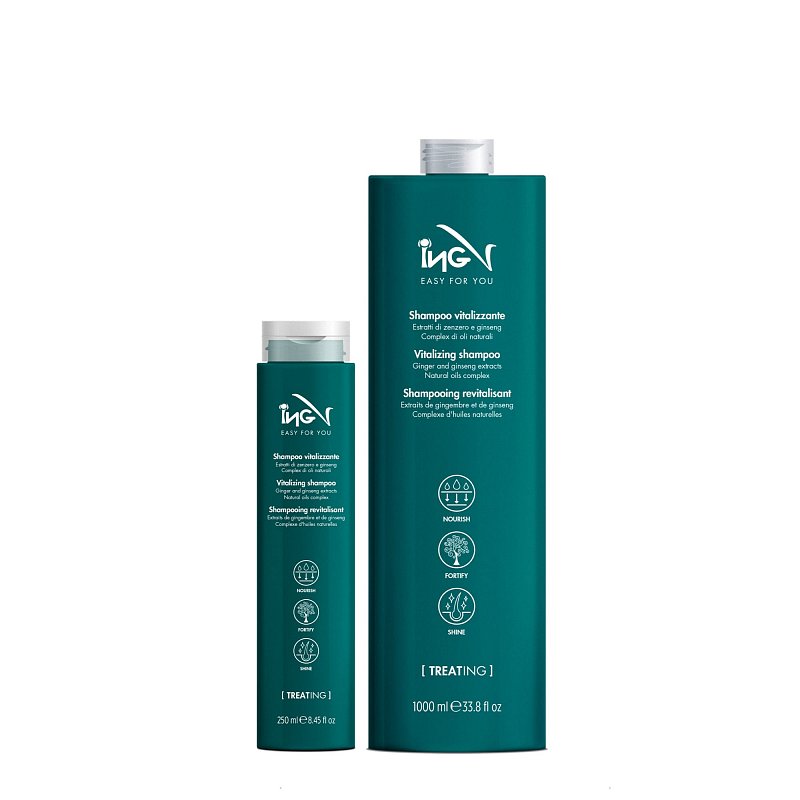 VITALISING HAIR SHAMPOO ING – šampón proti vypadávaniu vlasov 250/1000 ml.