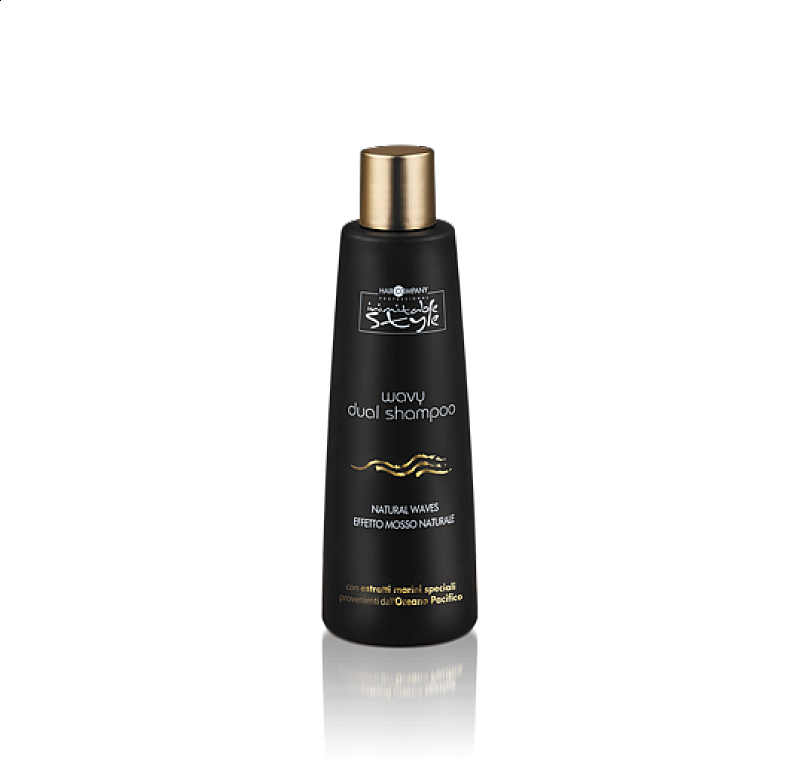 WAVY DUAL SHAMPOO Haircompany – šampón 2v1 na vlny 250 ml.
