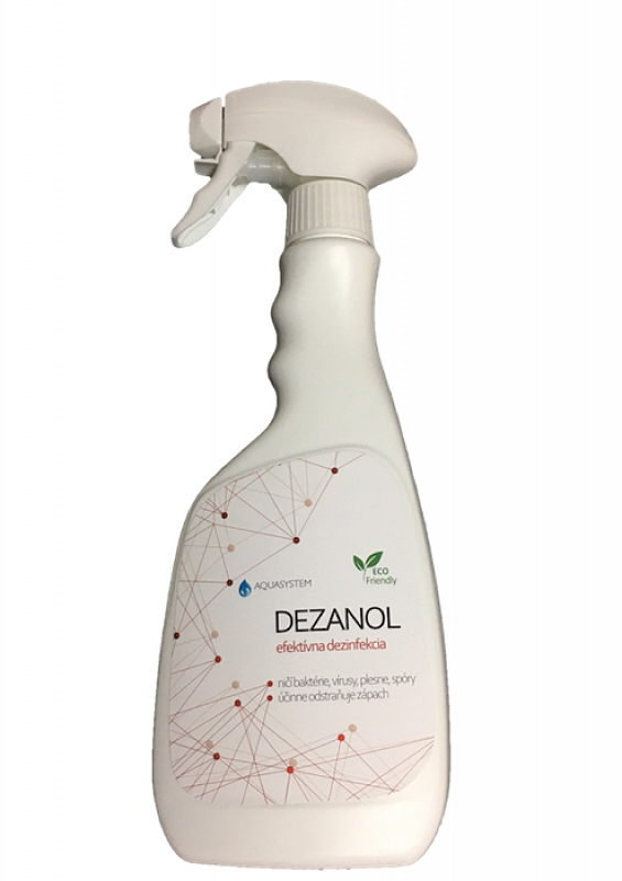 Dezinfekčný prípravok DEZANOL 500 ml. s rozprašovačom