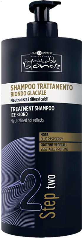 TREATMENT SHAMPOO ICE BLONDE Inimitable - šampón pre ľadovú blond 1000 ml.