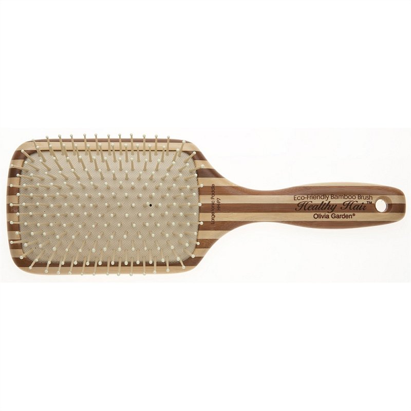 OLIVIA GARDEN BRUSH HEALTHY HAIR PADDLE 7685 – drevená kefa na rozčesávanie vlasov
